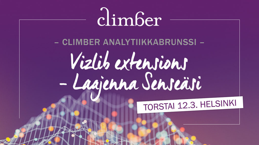 Climber analytiikkabrunssi – Vizlib extensions – Laajenna Senseäsi